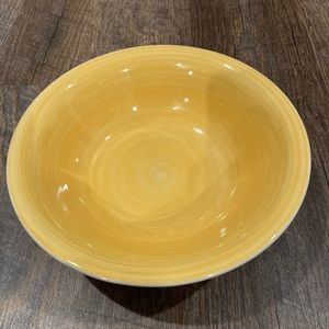 Royal Norfolk Stoneware Bowl Yellow Microwave Dishwasher Safe